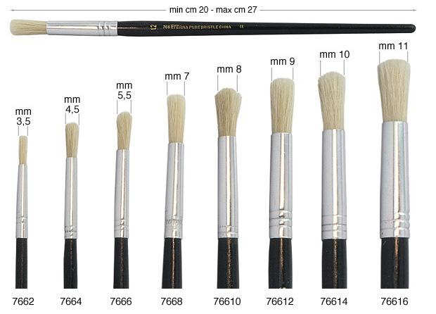 Eterna round brushes no.2