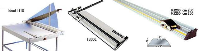 IDEAL 1110 guillotine, length 1,100 mm