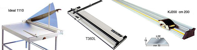 IDEAL 1110 guillotine, length 1,100 mm