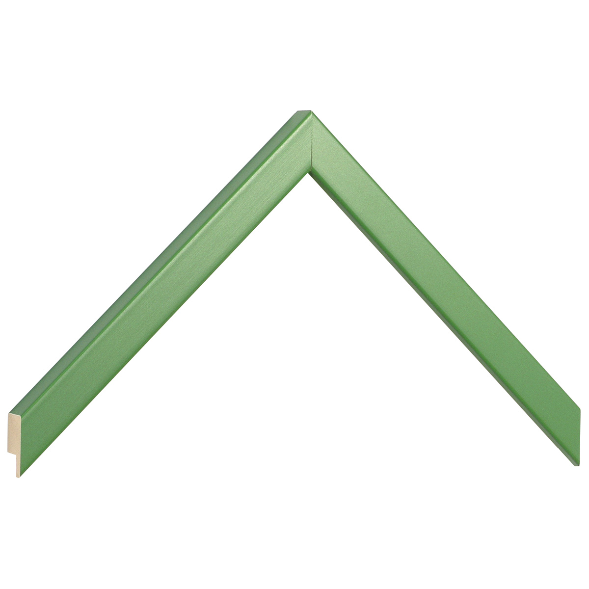 Moulding ayous, width 15mm, height 14 - green - Sample