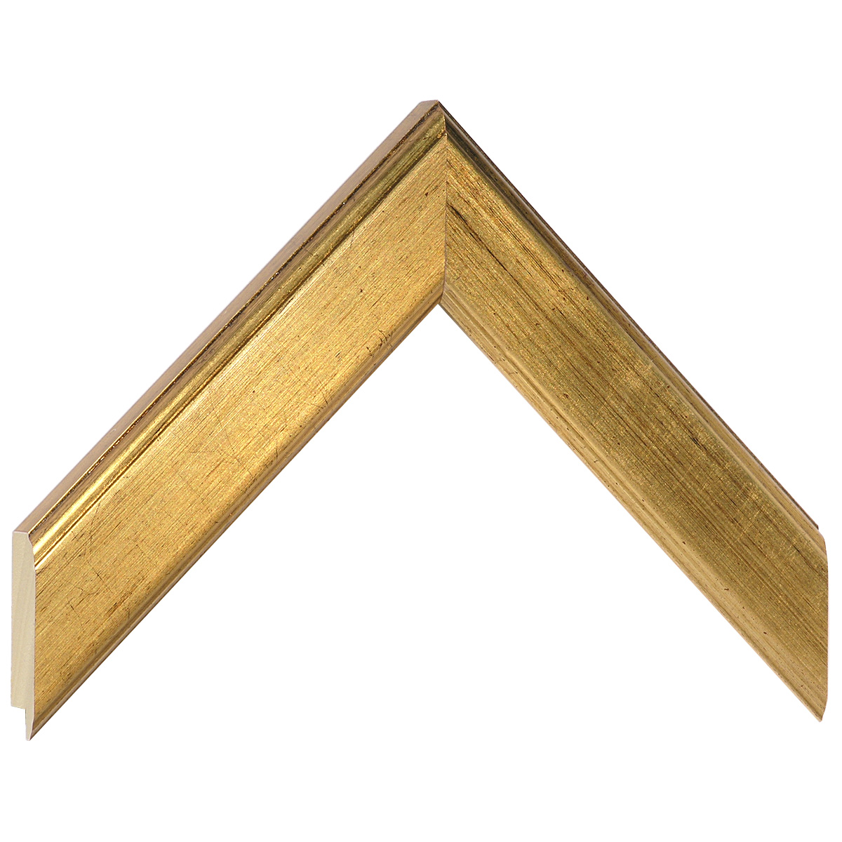 Moulding ayous, width 36mm, height 18 - Distressed Gold - Sample