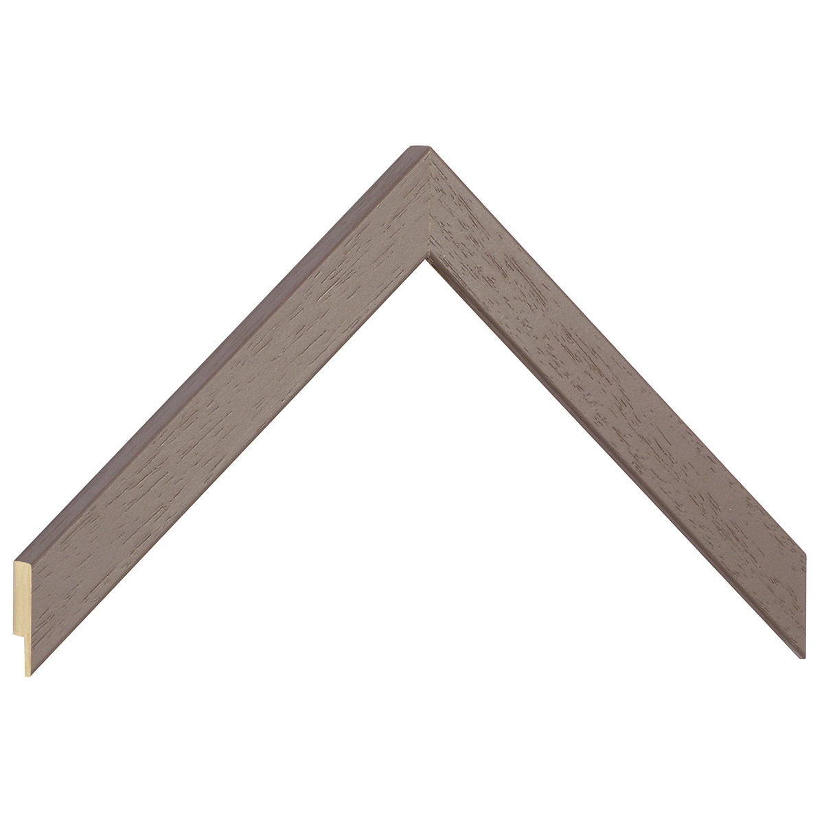 Moulding ayous, width 20mm, height 14 - Sepia, open grain - Sample