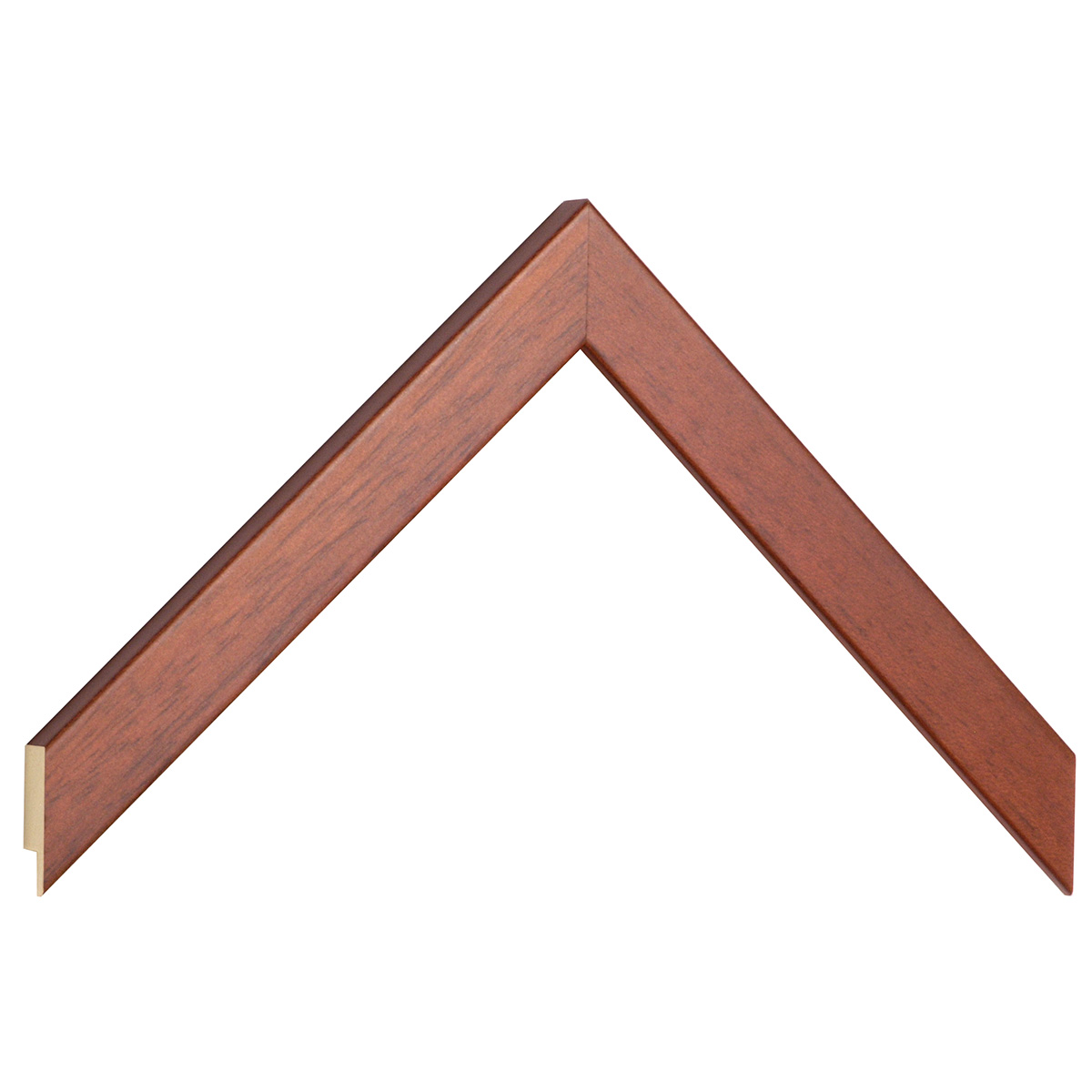 Moulding ayous, width 20mm height 14 - mahogany - Sample