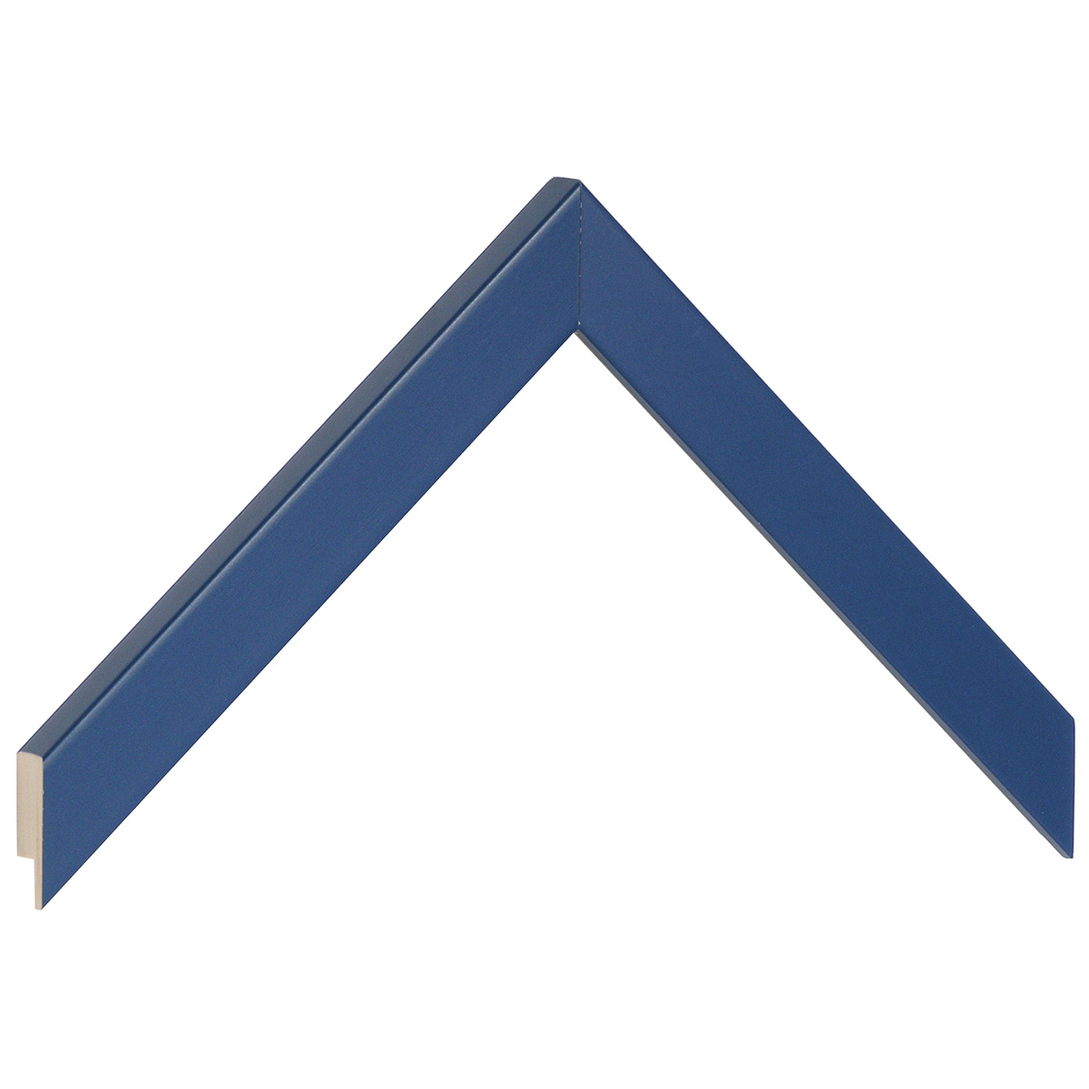 Moulding ayous, width 20mm, height 14 - Blue - Sample