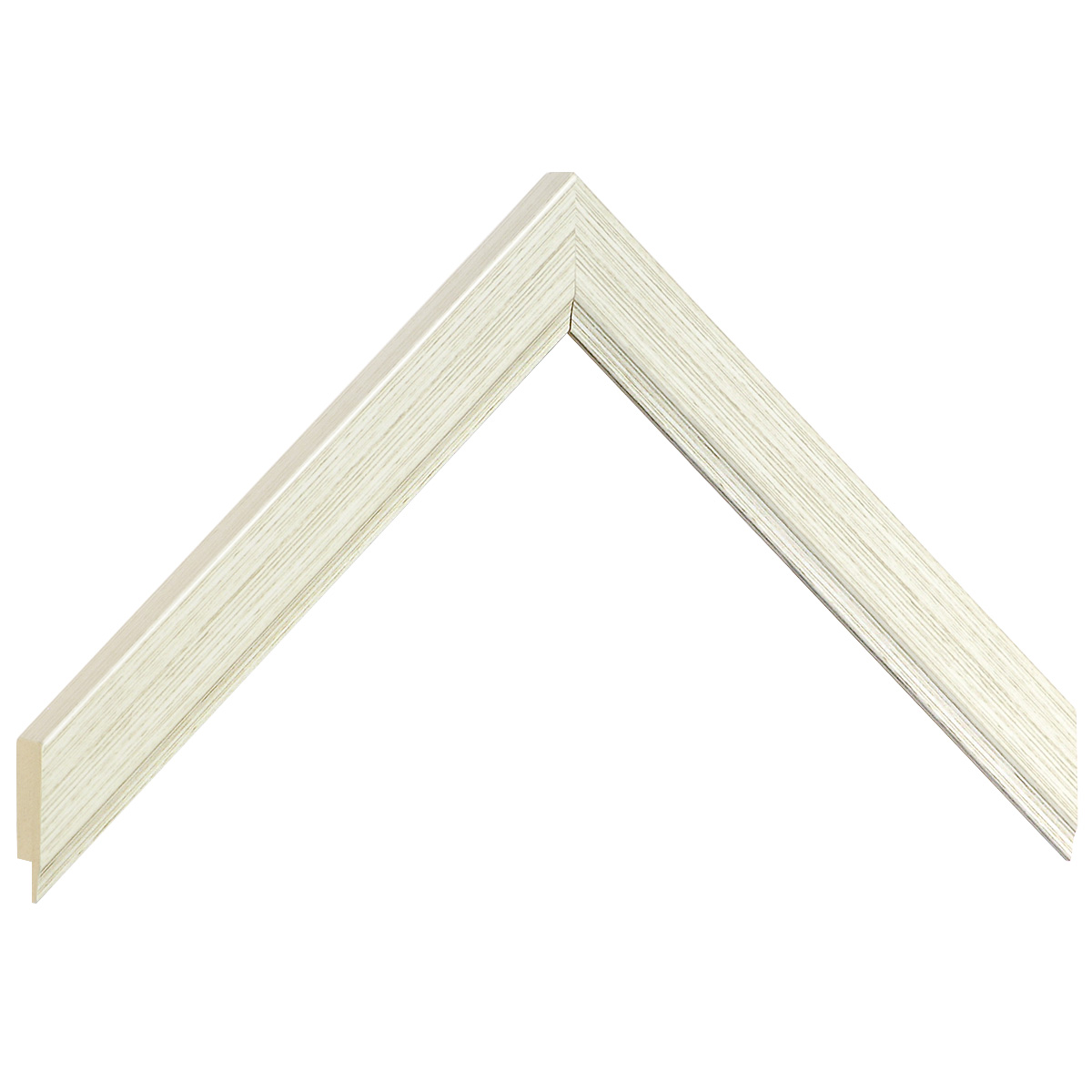 Liner finger-jointed pine - Width 22mm Height 15 - beige - Sample