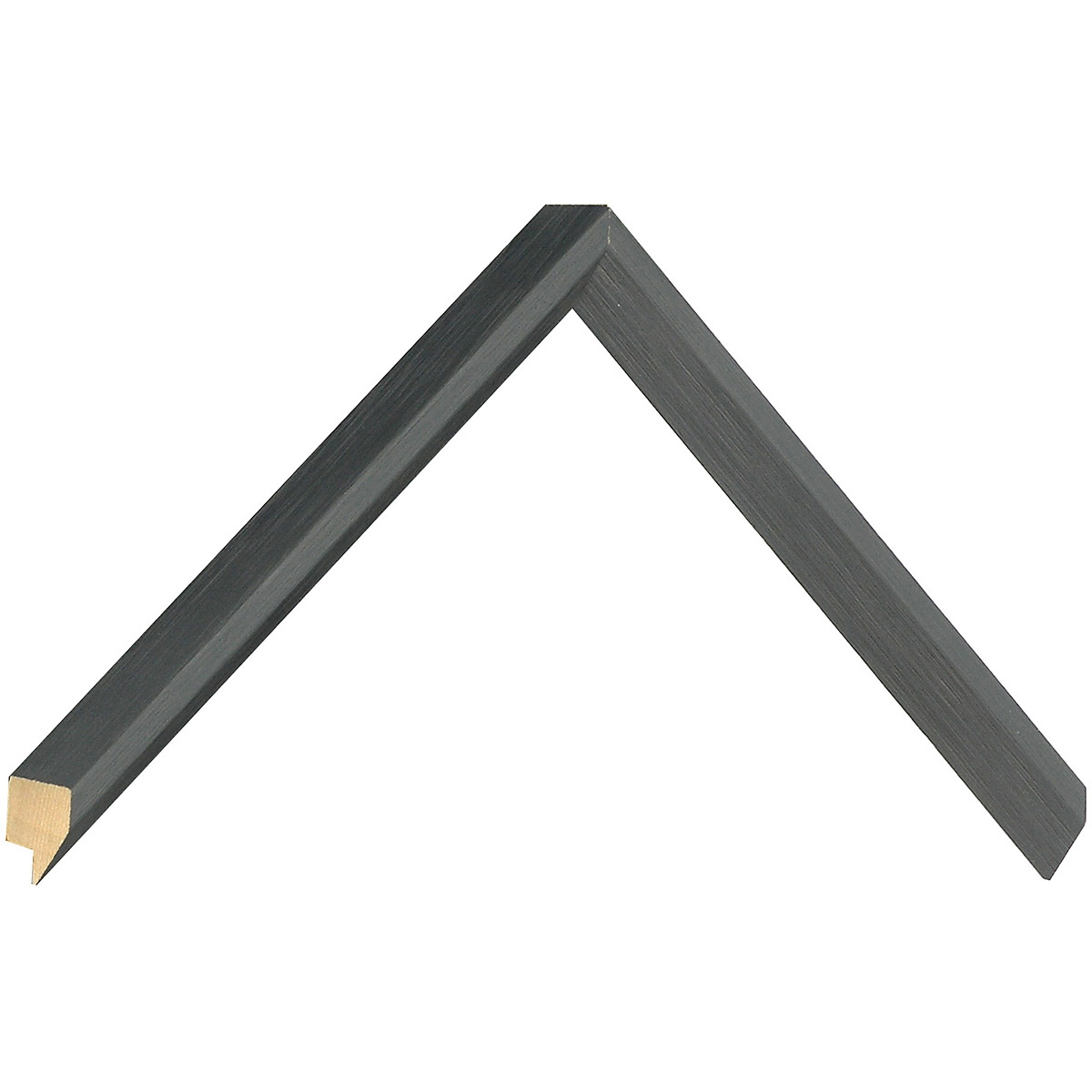 Moulding ayous, width 14mm, height 25 - Dark grey - Sample