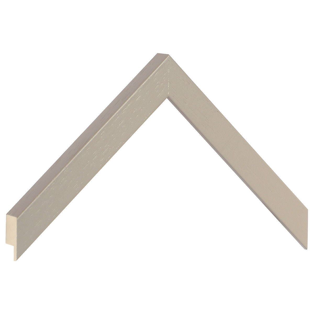 Moulding ayous, width 20mm height 20 - Beige, open grain - Sample