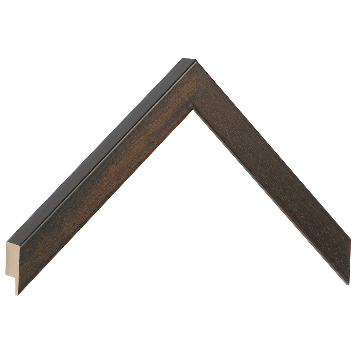 Moulding ayous, width 20mm height 20 - Walnut - Sample