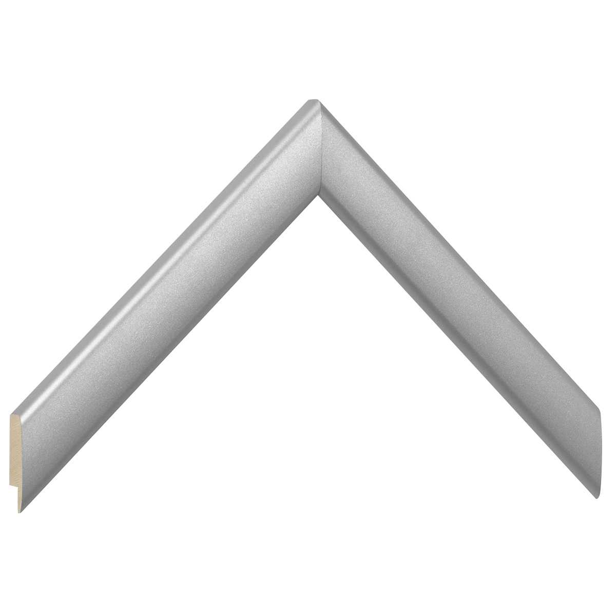 Moulding ayous, width 23mm, height 13 - Silver - Sample