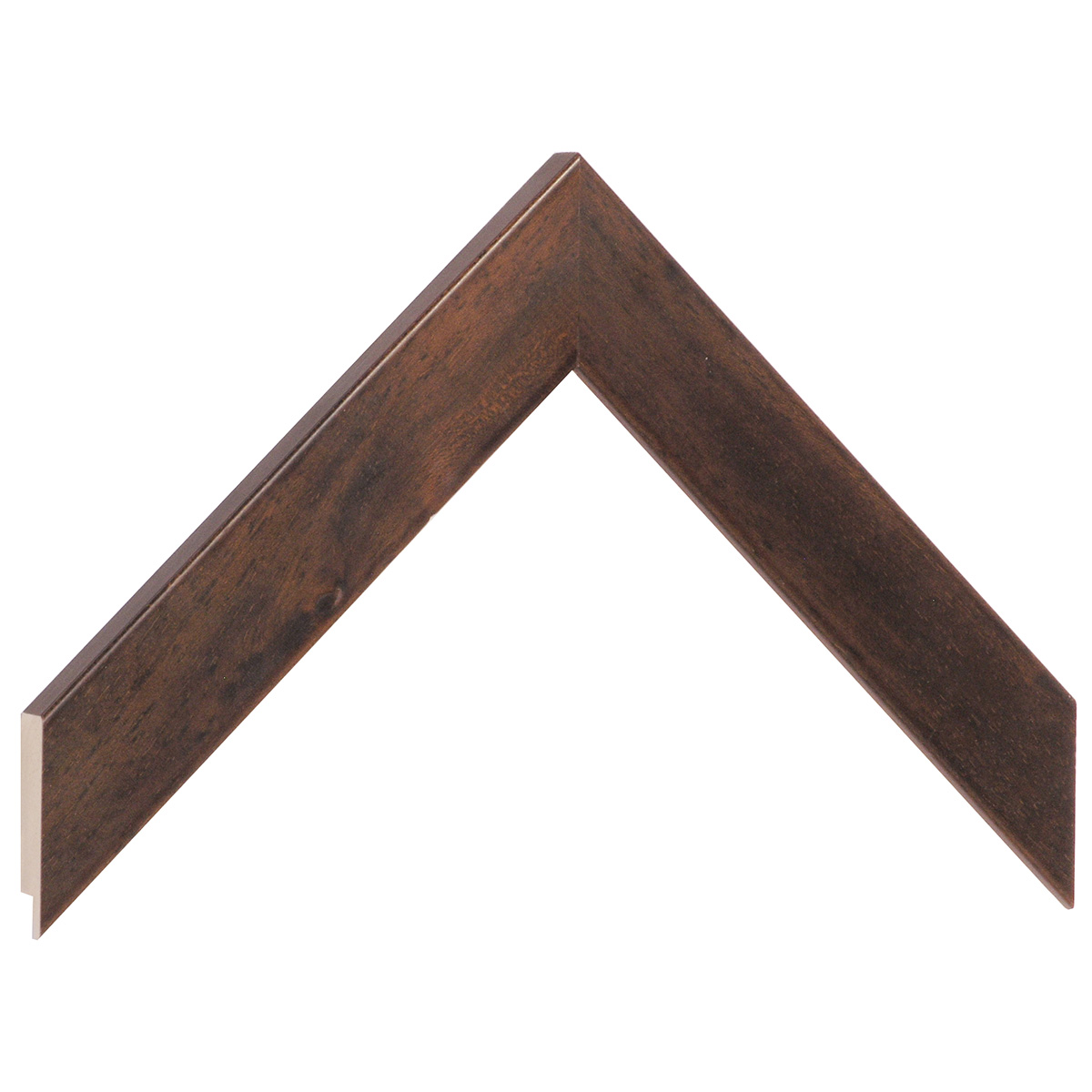 Moulding ayous, width 30mm height 14 - walnut - Sample