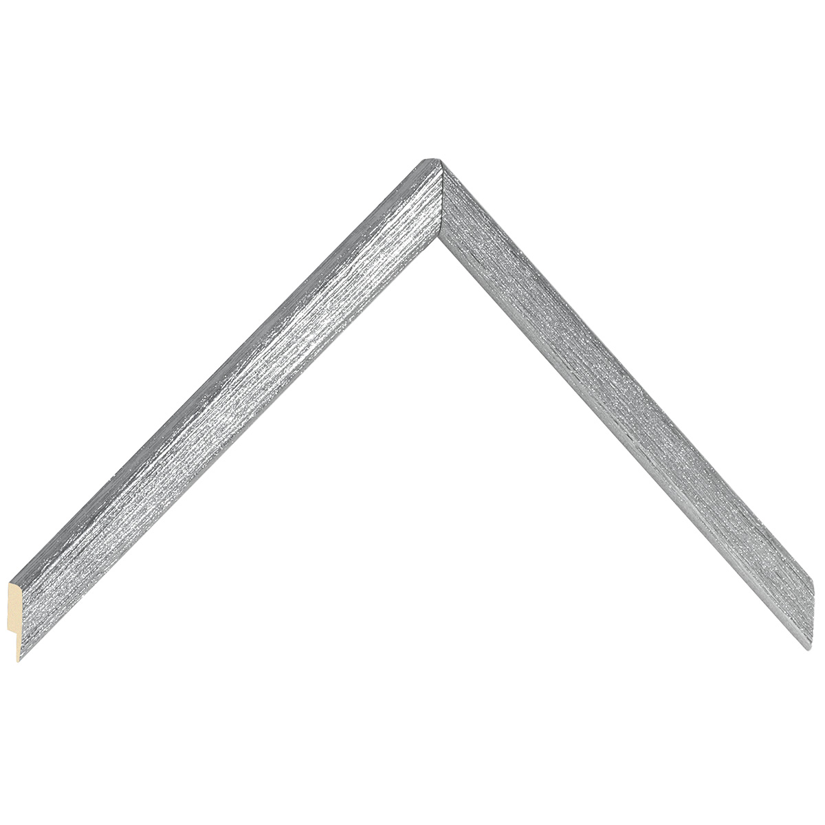 Moulding ayous, width 13mm, height 13 - Silver - Sample