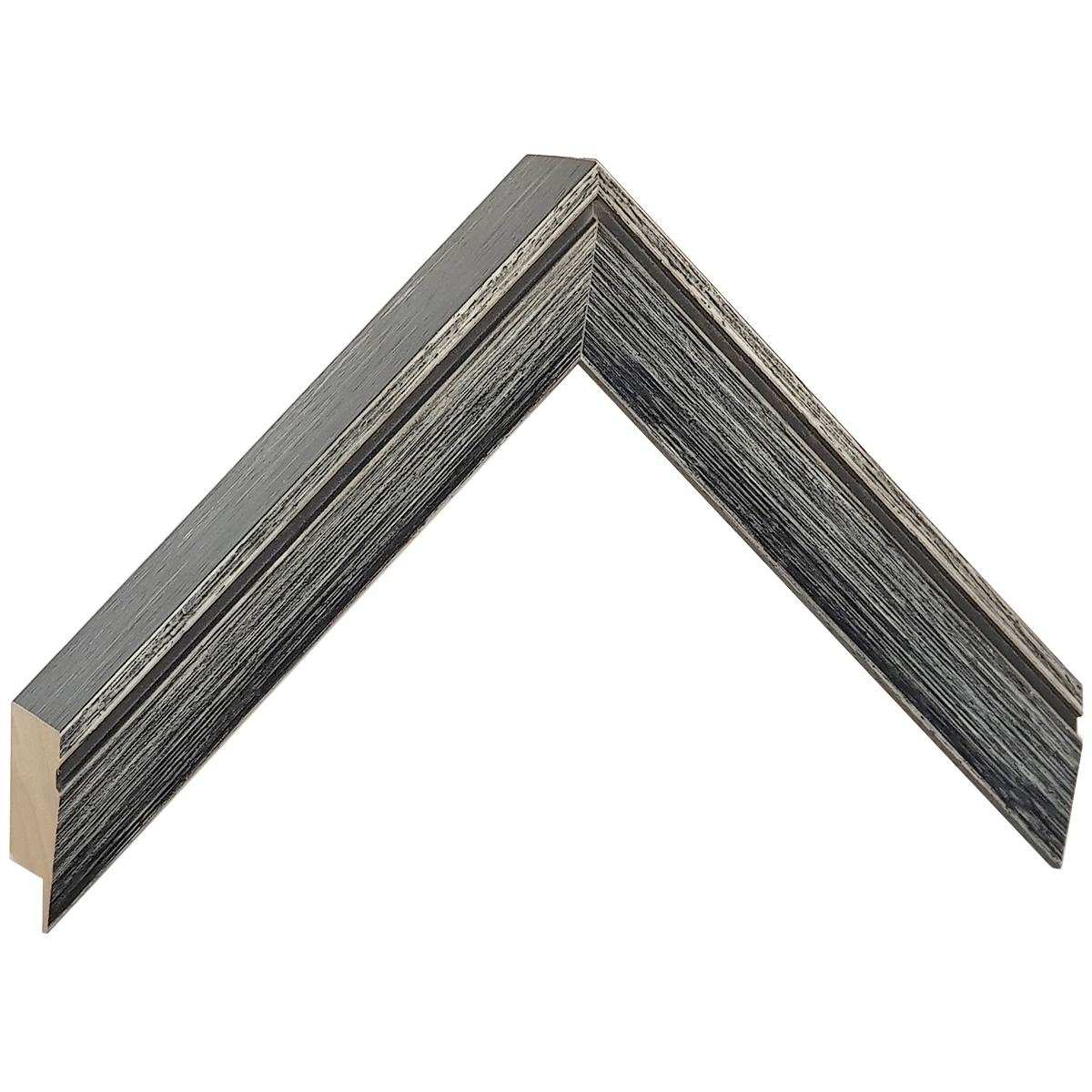 Moulding ayous, height 22mm width 19 - Black - Sample