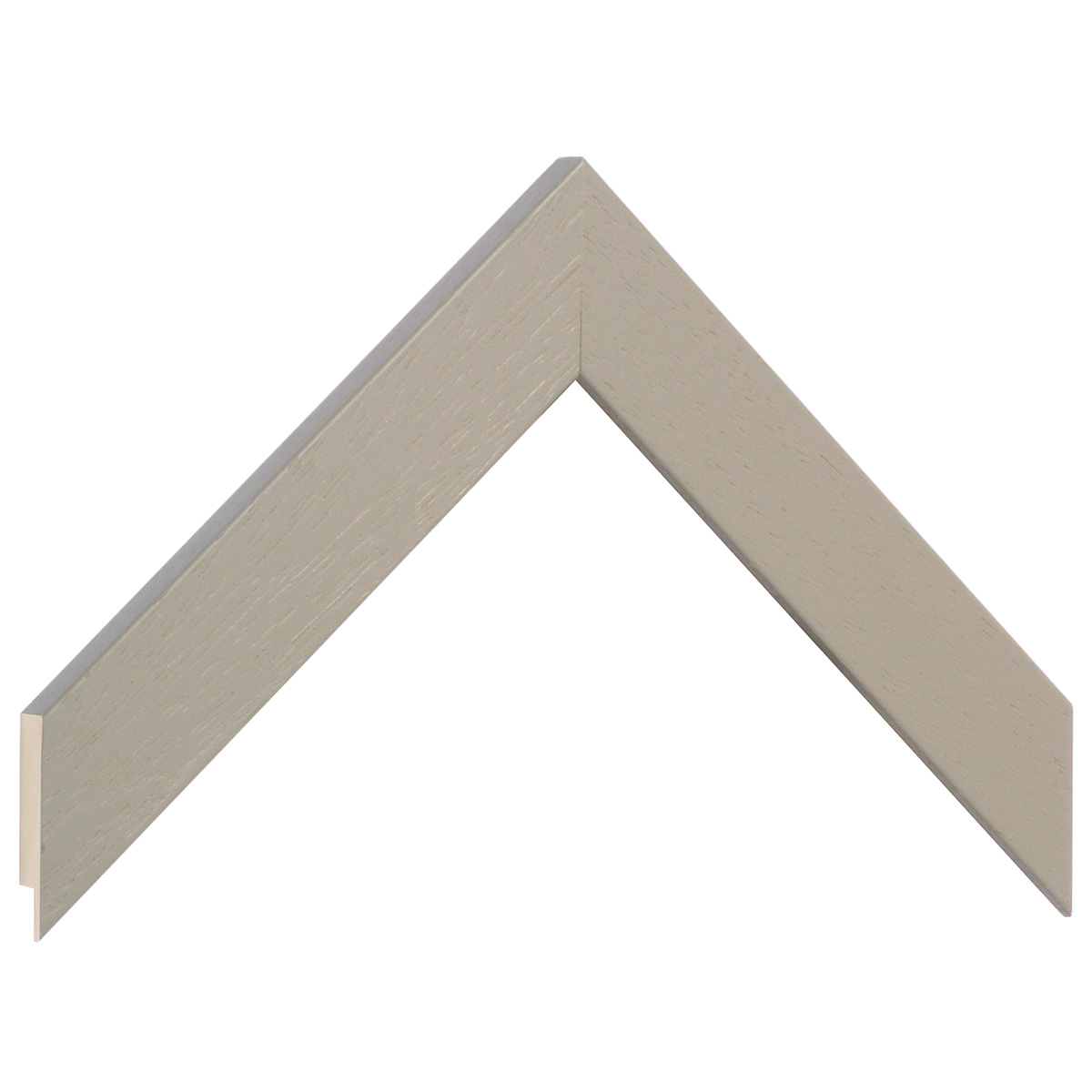 Moulding ayous, width 30mm, height 14 - Beige, open grain - Sample