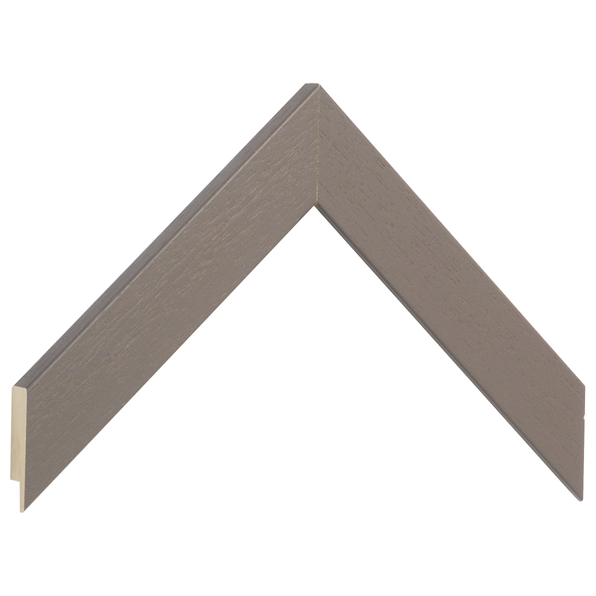 Moulding ayous, width 30mm, height 14 - Sepia, open grain - Sample