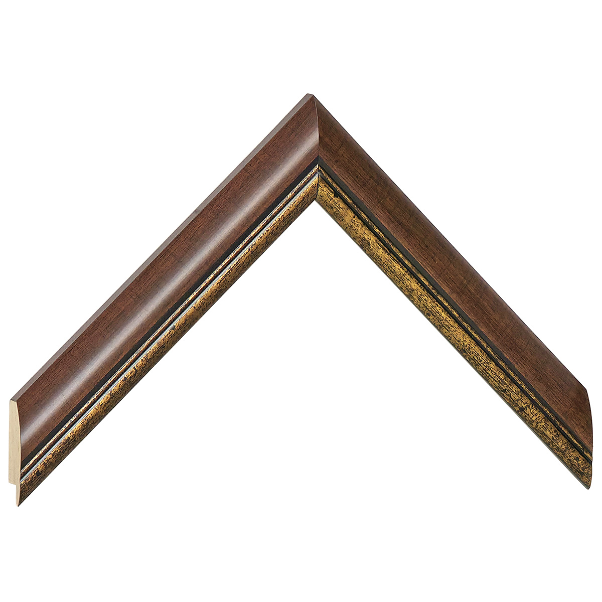 Moulding ayous, width 26mm, height 14 - Walnut - Sample