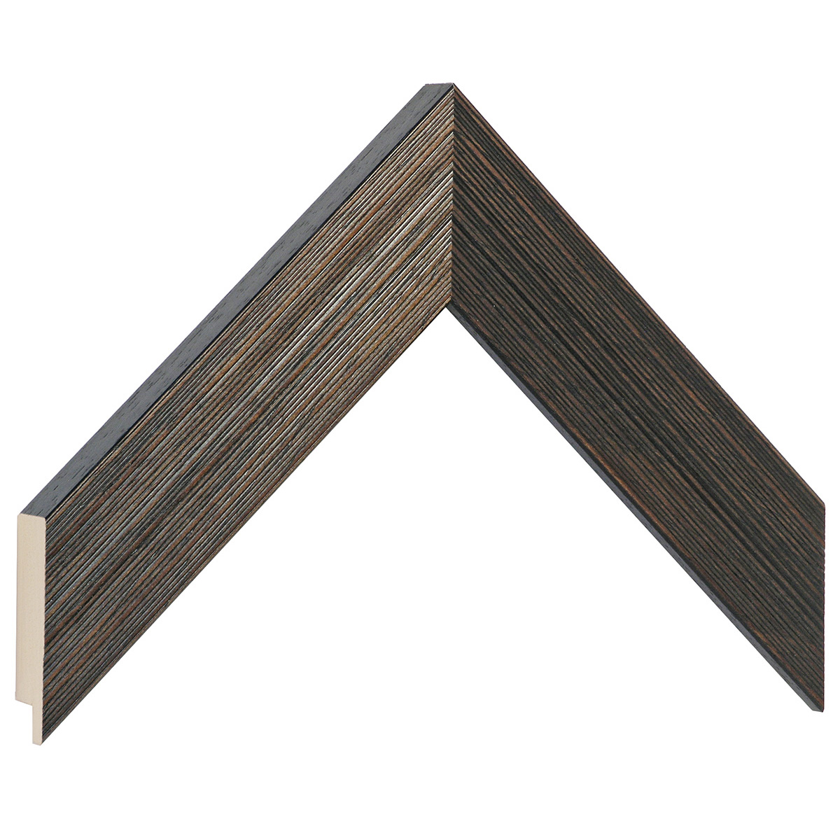 Moulding ayous, width 40mm, height 16 - Coffee - Sample