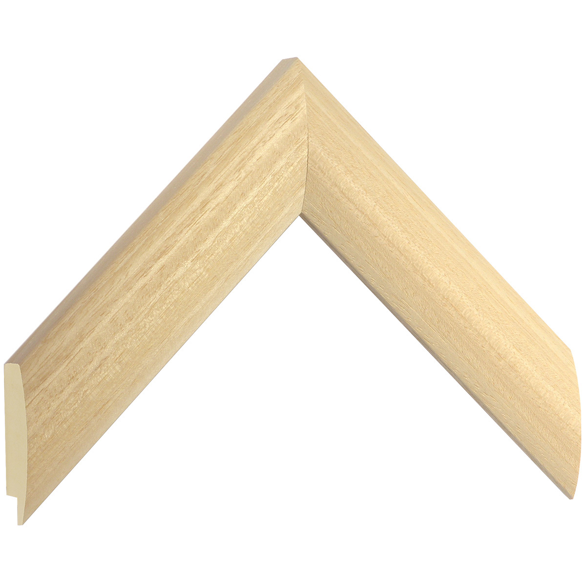 Moulding lime tree, width 40mm, height 23 - bare timber - Sample