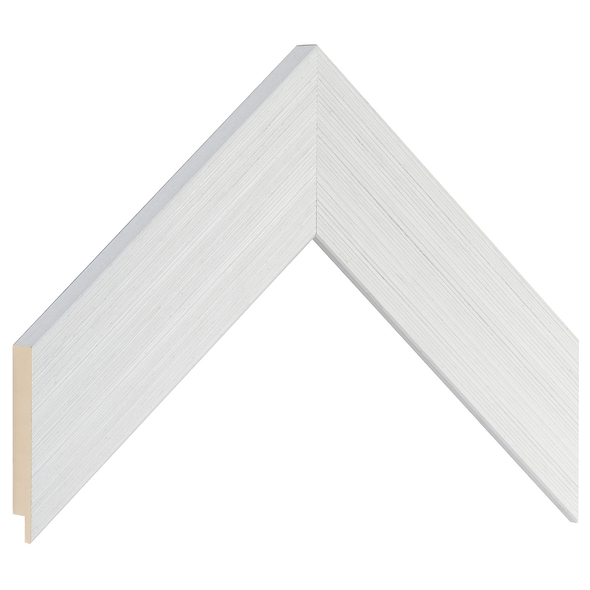 Moulding ayous, width 48mm height 20 - streaked cream finish - Sample