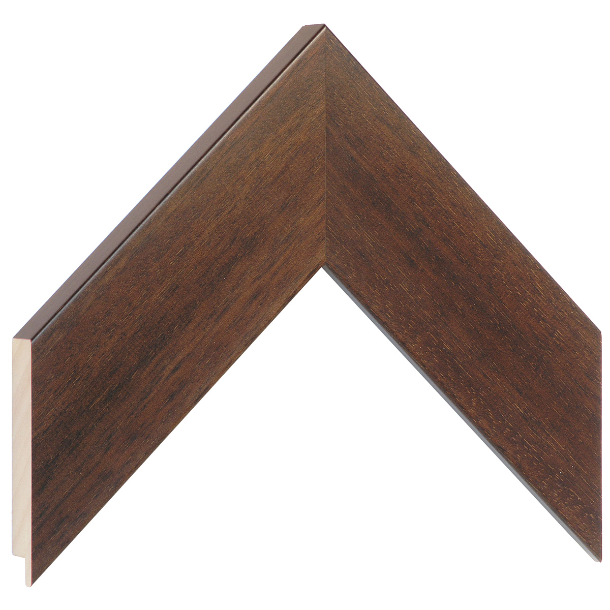 Moulding ayous, width 58mm height 20 - walnut  - Sample