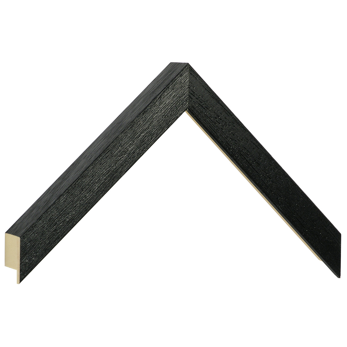 Corner sample of moulding 621NERO - Sample