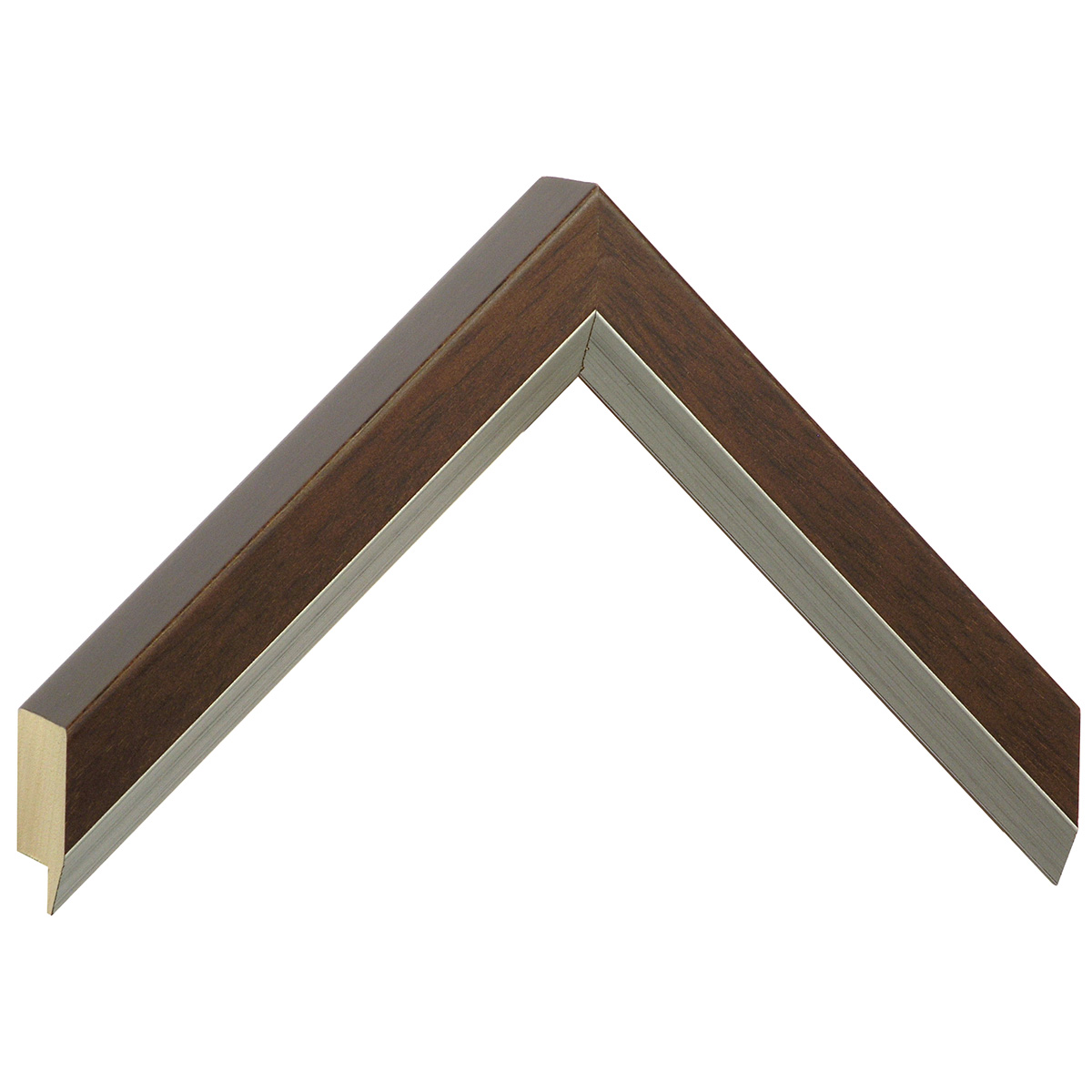 Moulding ayous, width 27mm height 35 - Walnut - Sample