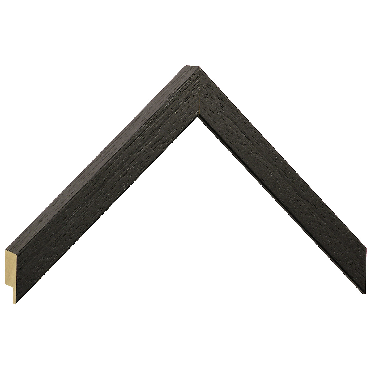 Corner sample of moulding 627NERO - Sample