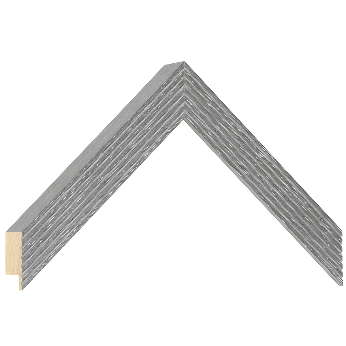 Moulding ayous, width 24mm, height 33 - Gray - Sample