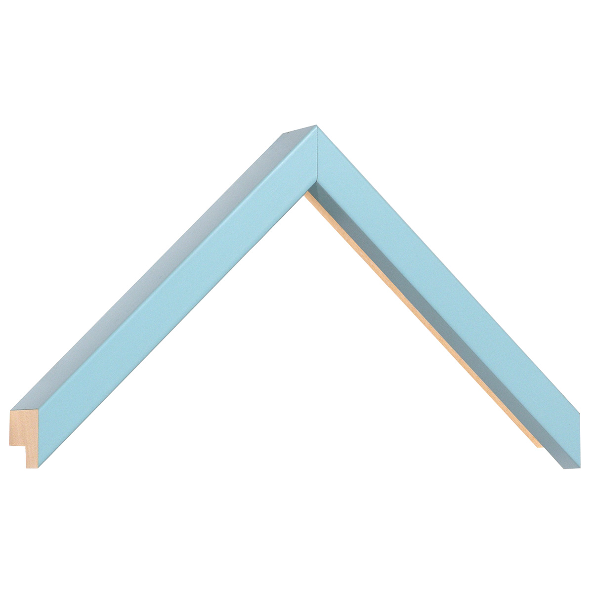 Moulding ayous, width 15mm, height 40 - Sky blue - Sample