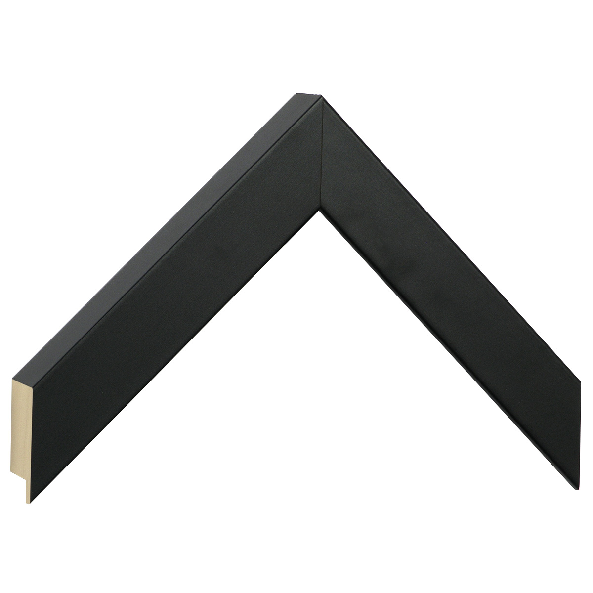 Corner sample of moulding 730NERO - Sample