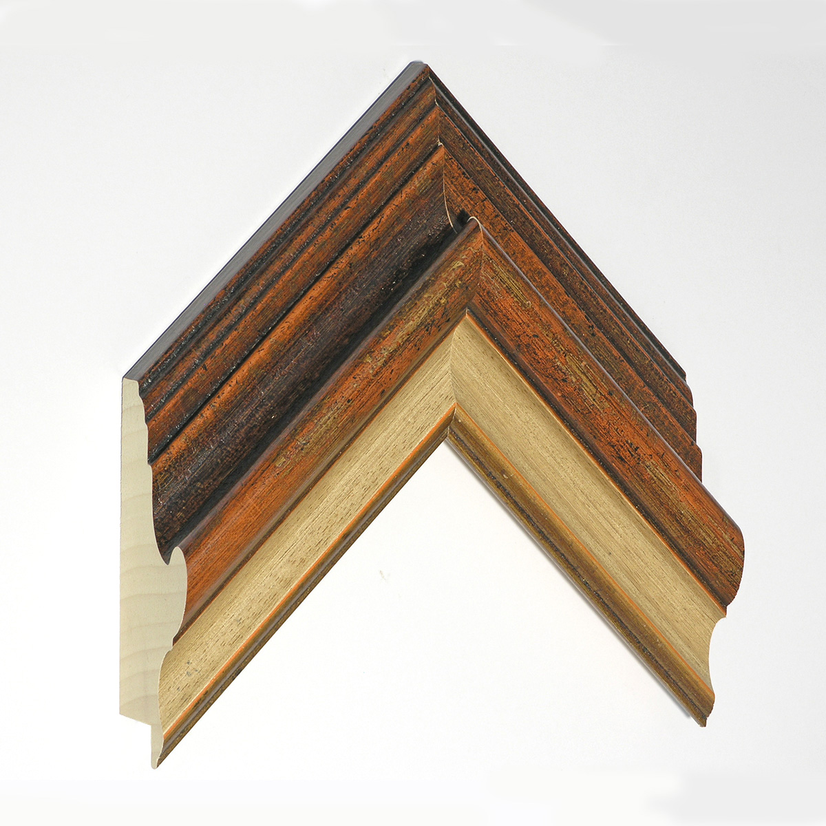 Moulding ayous - Width 89mm, Height 54 - Mahogany - Sample