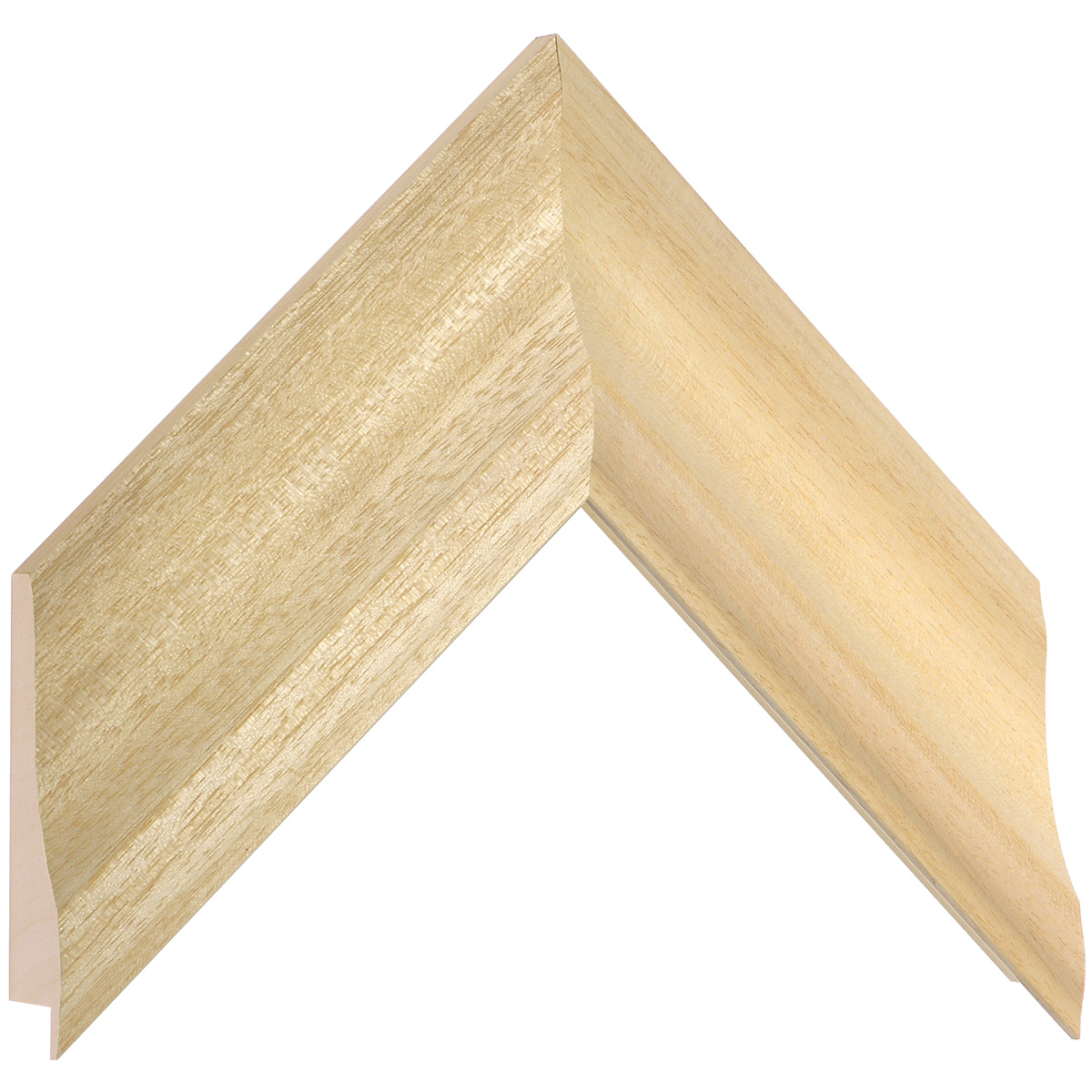 Moulding lime tree, width 65mm, height 31 - bare timber - Sample
