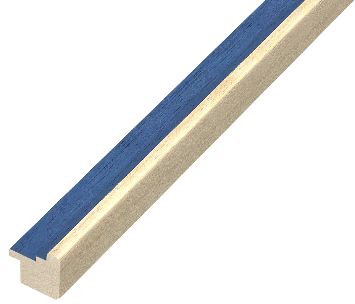 Moulding ayous, width 19mm, height 22 - Blue