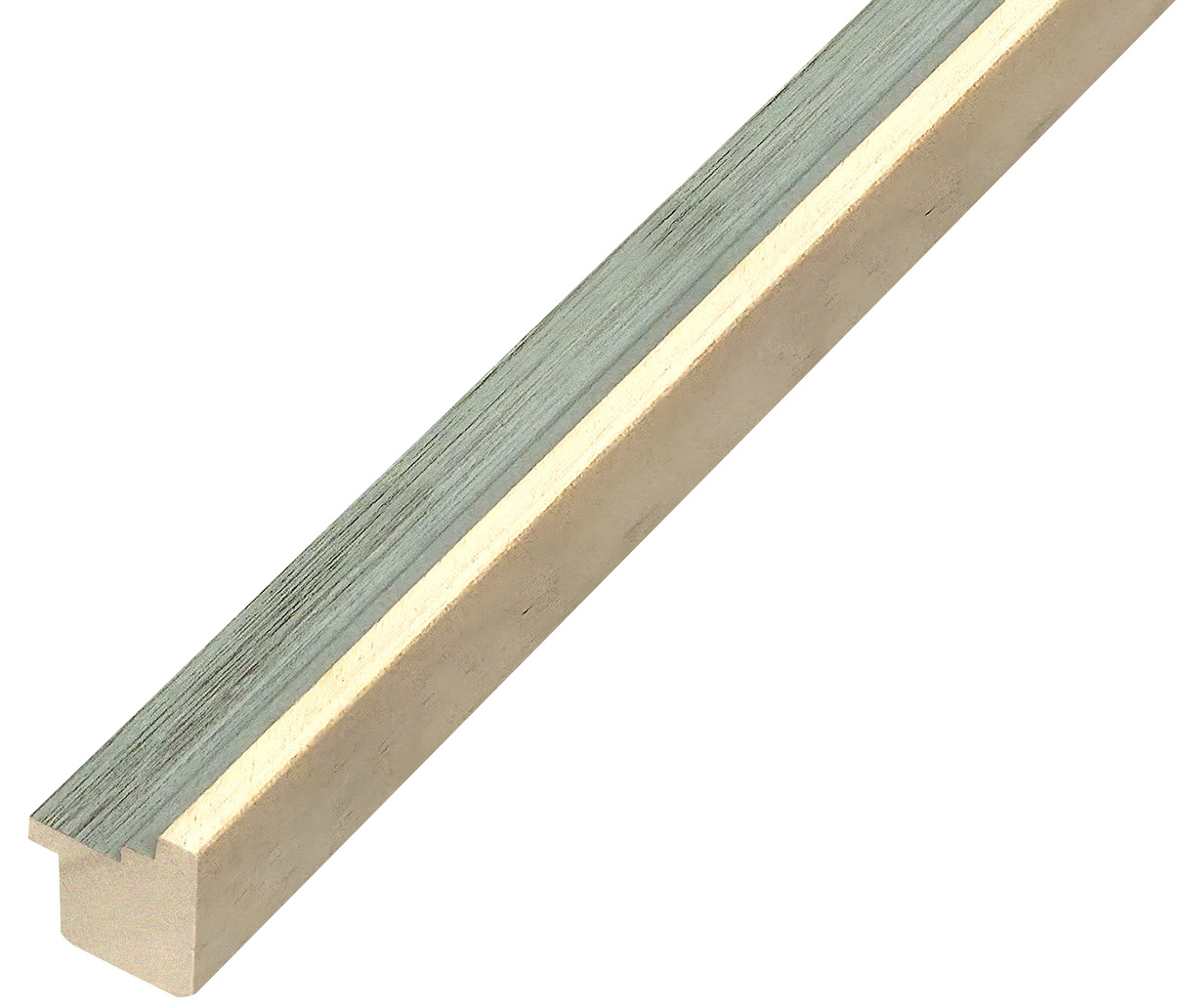 Moulding ayous, width 19mm, height 22 - Green