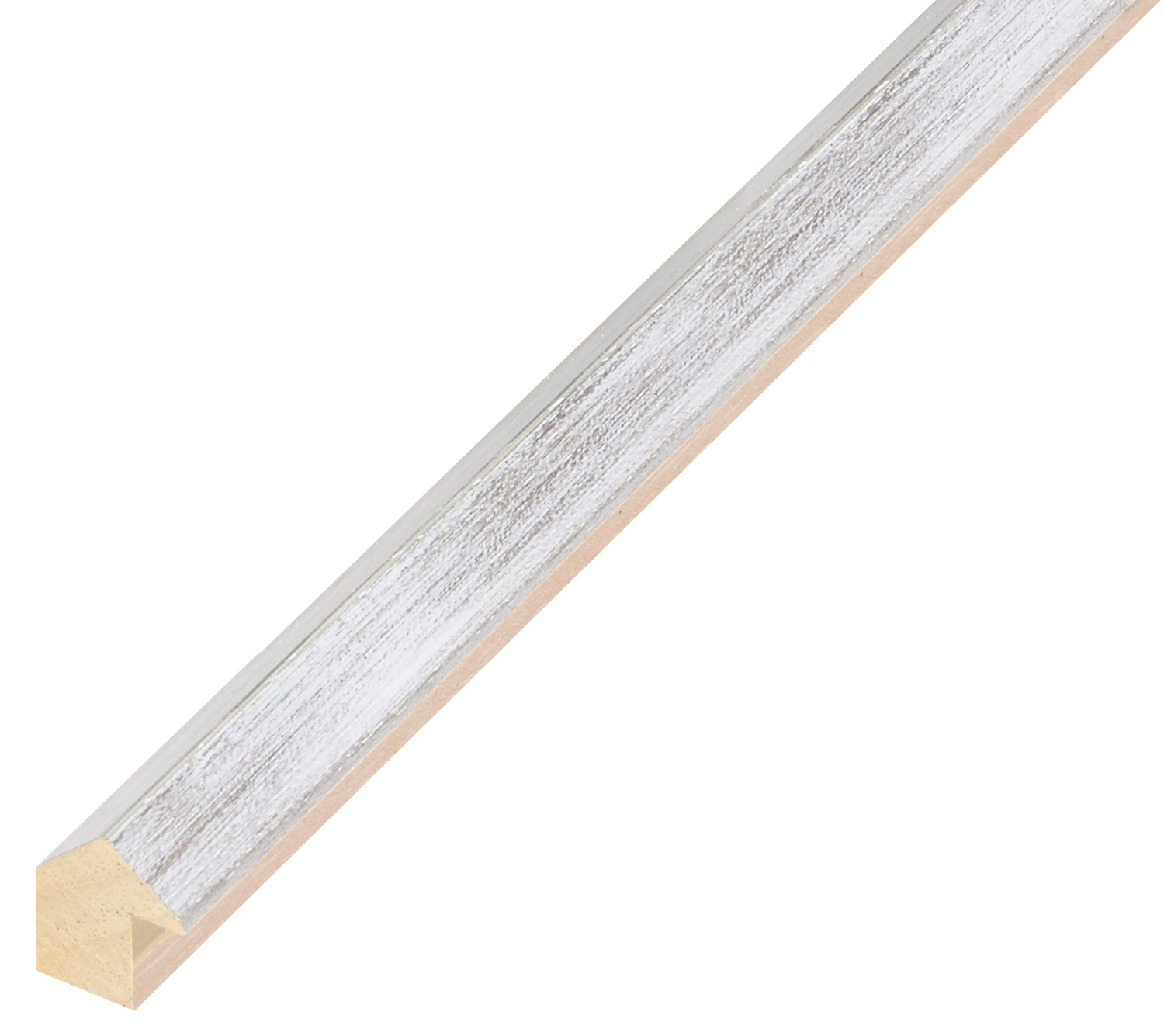 Moulding ayous, widht 18mm, height 21 - White