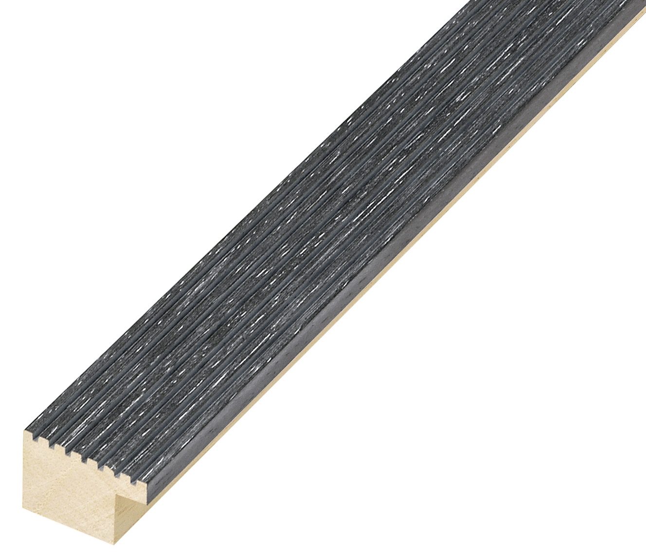 Moulding ayous, widht 29mm, height 20 - Iron gray