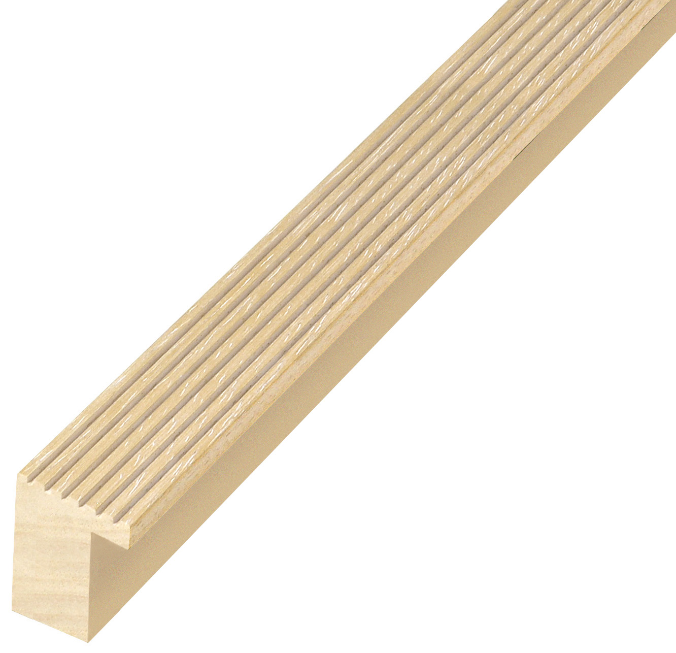Moulding ayous, width 24mm, height 33 - Natural timber