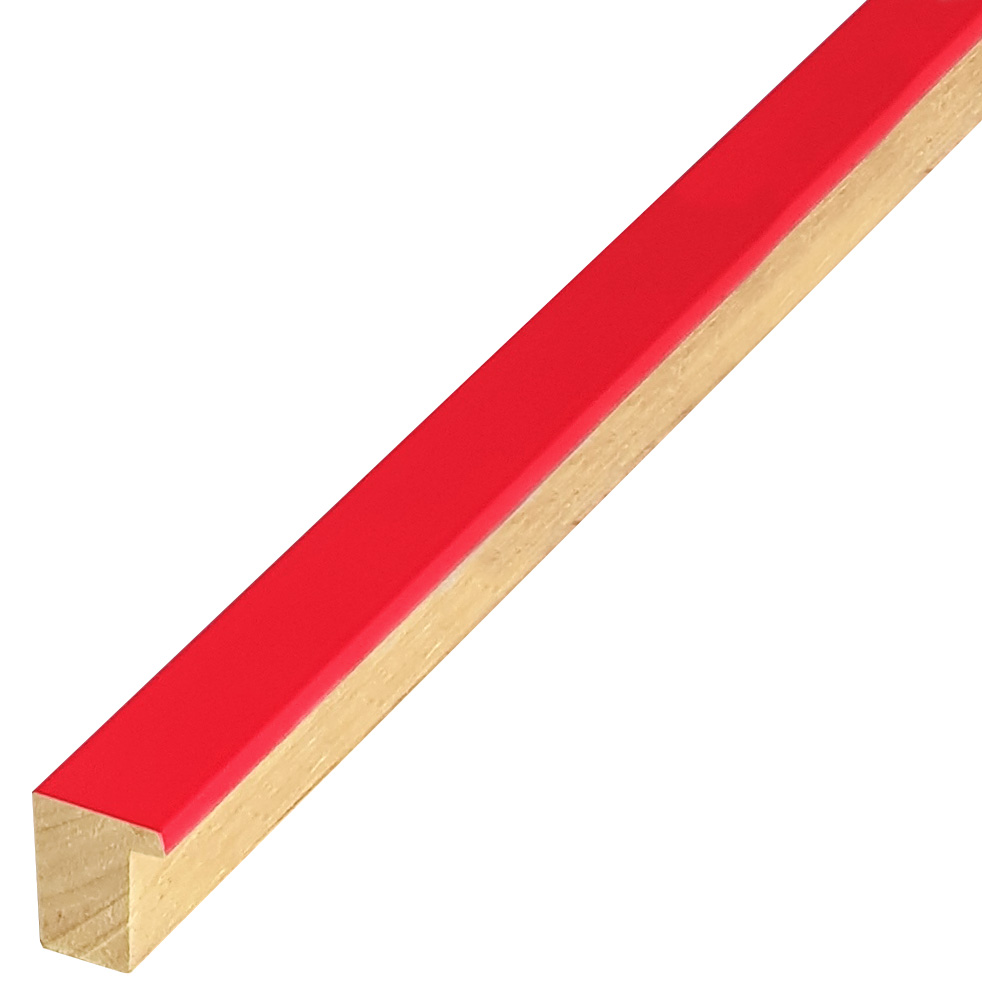 Moulding ayous, width 20mm, height 25 - Red
