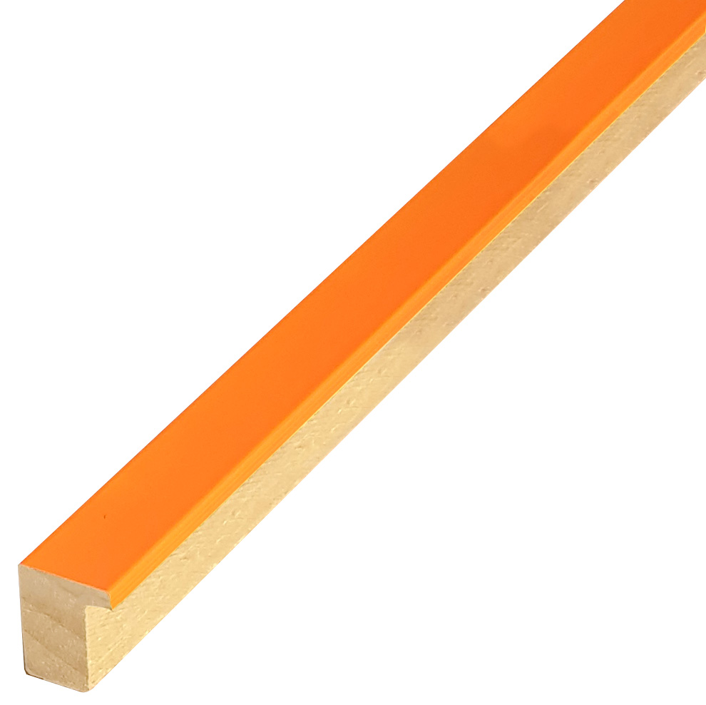 Moulding ayous, width 20mm, height 25 - Sun orange