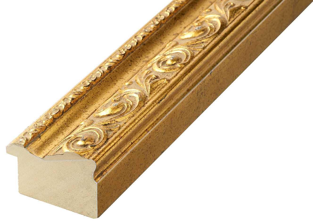 Moulding ayous, width 64mm, height 44 - Gold
